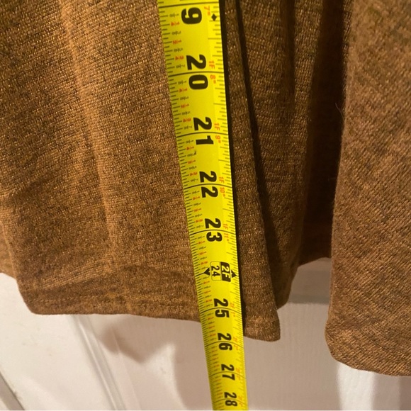 REB & J 220 Boutique Elegant Brown Long Sleeve Dress size SMALL - Picture 9 of 10